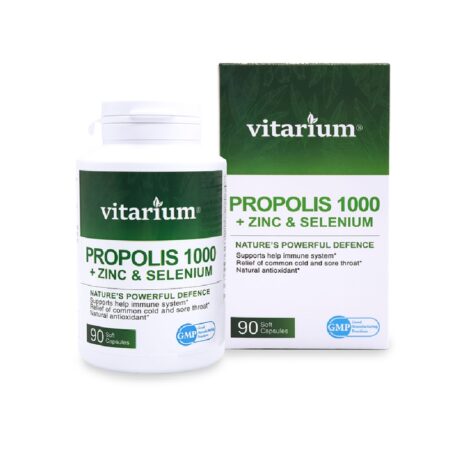Vitarium Propolis 1000 + Zinc & Selenium, 90 Capsules