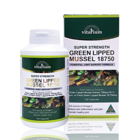 Vitarium Green Lipped Mussel 18750 180 Capsules